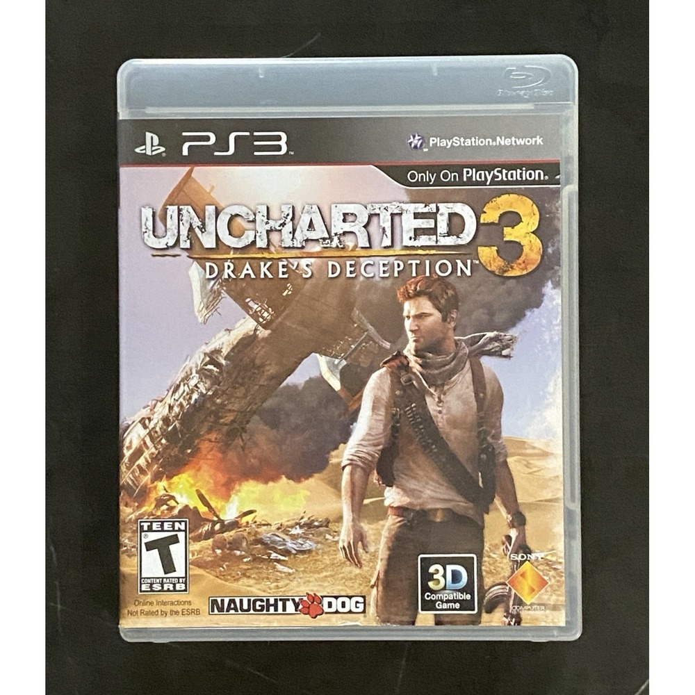 Uncharted 3 Drake's Deception (PS3 PlayStation‎ 3) Tested CIB Complete w Manual